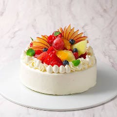 バースデーケーキ（生クリームデコレーションケーキ）【テイクアウト】