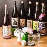 日本酒も厳選して仕入れ！隠し酒も多数ございます。