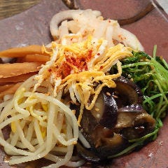 野菜の旨みを生かしたあっさり味のナムルは主役級の美味しさ