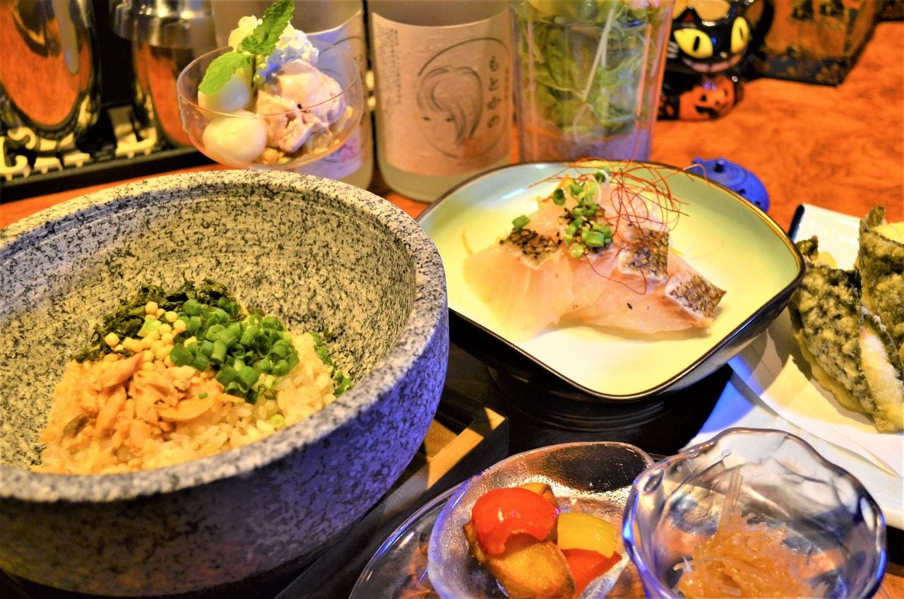 女子会コース 石焼きチーズリゾット茶漬け 料理9品 2 5時間飲放 インスタ投稿で4000 3500円の詳細 お茶漬けbar 離れ個室 Zuzu 新宿店 新宿 居酒屋 ぐるなび