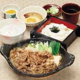 【伝統の味】民芸すき焼き定食