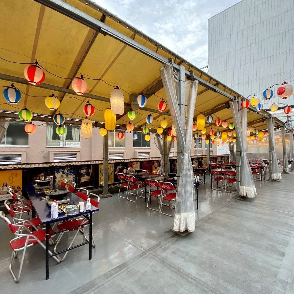 仙台朝市直結 東四ビアガーデン