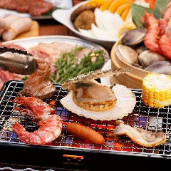 仙台ビアガーデン マルシェマン 朝市テラス＆牛タンBBQ食べ放題 