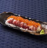 肉の寿司～イクラのせ/ズワイガニのせ/生牡蠣のせ/塩水ウニのせ～