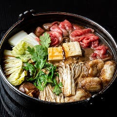 ー松ー【飲み放題付き】極上三田牛・神戸ビーフ尽くし・すき焼きコース　11,00
0円(税込)