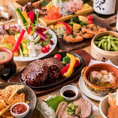 2時間飲み放題付和創作料理のご宴会コースは4000円~ご用意