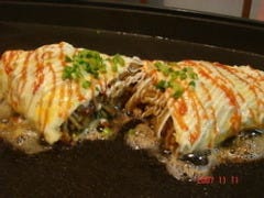 【 オムソバ 】 ふんわり卵と太麺やきそばのハーモニ~★