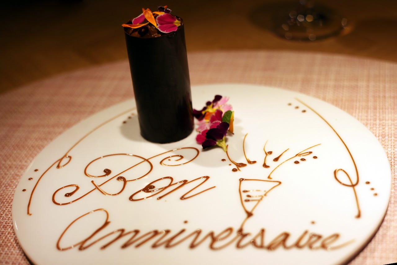 誕生日 記念日に メッセージプレートと乾杯スパークリングワイン付 誕生日 記念日プラン 10 000円の詳細 フレンチダイニング Maison B メゾン B 北新地店 北新地 フレンチ フランス料理 ぐるなび