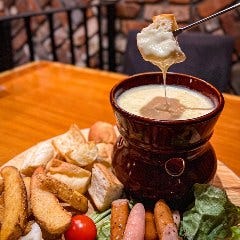 チーズフォンデュ