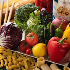 シェフが厳選するお野菜を活用した逸品をぜひご賞味あれ
