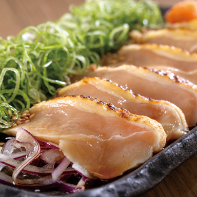 宮崎県日南市 じとっこ組合 御殿場駅前店_冷製地鶏料理 むね身たたき葱まみれ