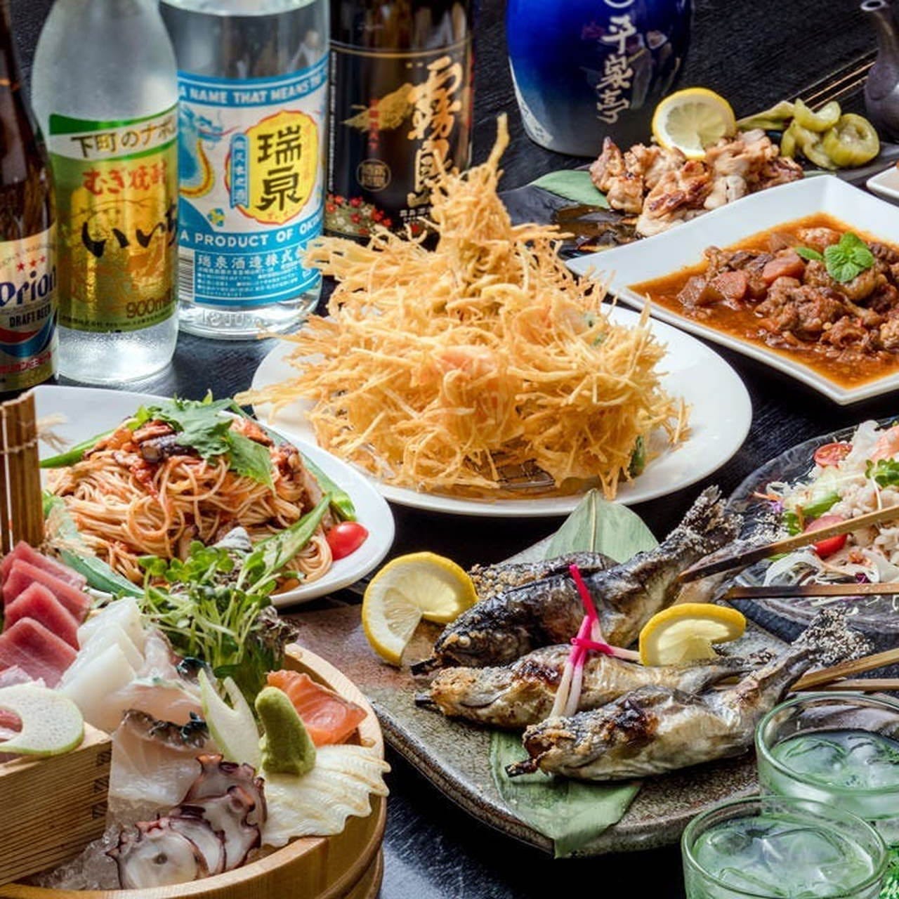 沖縄料理と海鮮居酒屋 平家亭 那覇松山_沖縄料理を存分に楽しめるコースを種類豊富にご用意しました