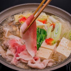 沖縄料理と海鮮居酒屋 平家亭 那覇松山_あぐーしゃぶしゃぶ