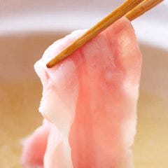 沖縄料理と海鮮居酒屋 平家亭 那覇松山_あぐー豚をしゃぶしゃぶで堪能！溢れ出る肉の旨味が堪りません