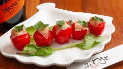 クリームチーズを使ったみにとまとのカプレーゼ