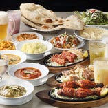 【本格インド料理】
北南インドの料理が楽しめるプランをご用意