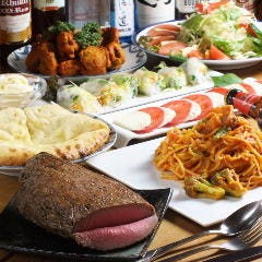 女子会やママ会、会社帰りに・・ローストビーフはなんと食べ放題