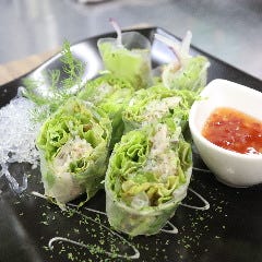 POTBELLY 中川_ネギトロ風生春巻き