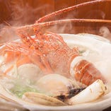 日南獲れ”伊勢海老”の海鮮味噌鍋！