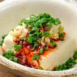 ピリ辛豆腐