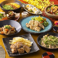 注瓶 碗 揃 金彩竹紋 杯 十二客 シロップ呑 共箱(K-RC958) 全席個室 食べ放題 居酒屋 あや鶏 大分駅前府内町店 メニュー：コース