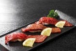 山形牛 あぶりにぎり味比べ ～3Kinds of Beef Sushi Assortment～