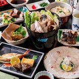 季節ごとに楽しめるコースは、旬の旨味がたっぷり