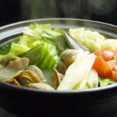 浅利と無農薬有機野菜のタジン鍋