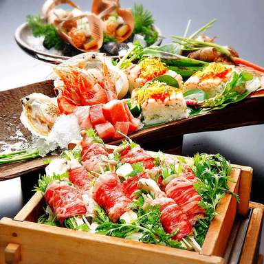 寿司・肉寿司 食べ放題 ネオ大衆×個室 もてなしや 三宮本店  コースの画像