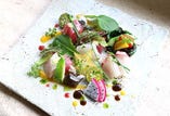 近海魚と沖縄旬野菜のKassen