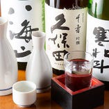 旨み溢れる日本酒や、九州生まれの銘柄焼酎を豊富に取り揃え。
