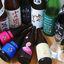 日本酒好きの店主が厳選した日本酒