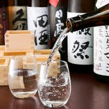 季節の日本酒をはじめ、各種ご用意しております