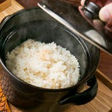 土鍋ご飯（南魚沼塩沢の農家直送こしひかりを使用）【新潟県南魚沼市】