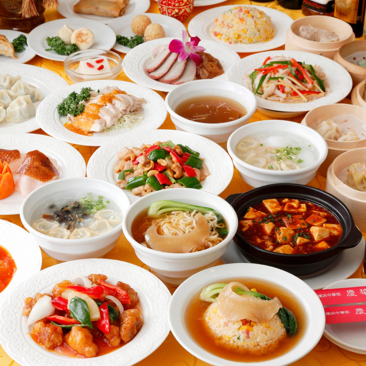 平日限定 北京ダックから中華デザートまで時間いっぱい堪能 厳選食べ放題プラン 全138種類の詳細 時間無制限 全138種食べ放題 完全個室 慶華楼 横浜 中華街 横浜中華街 居酒屋 ぐるなび