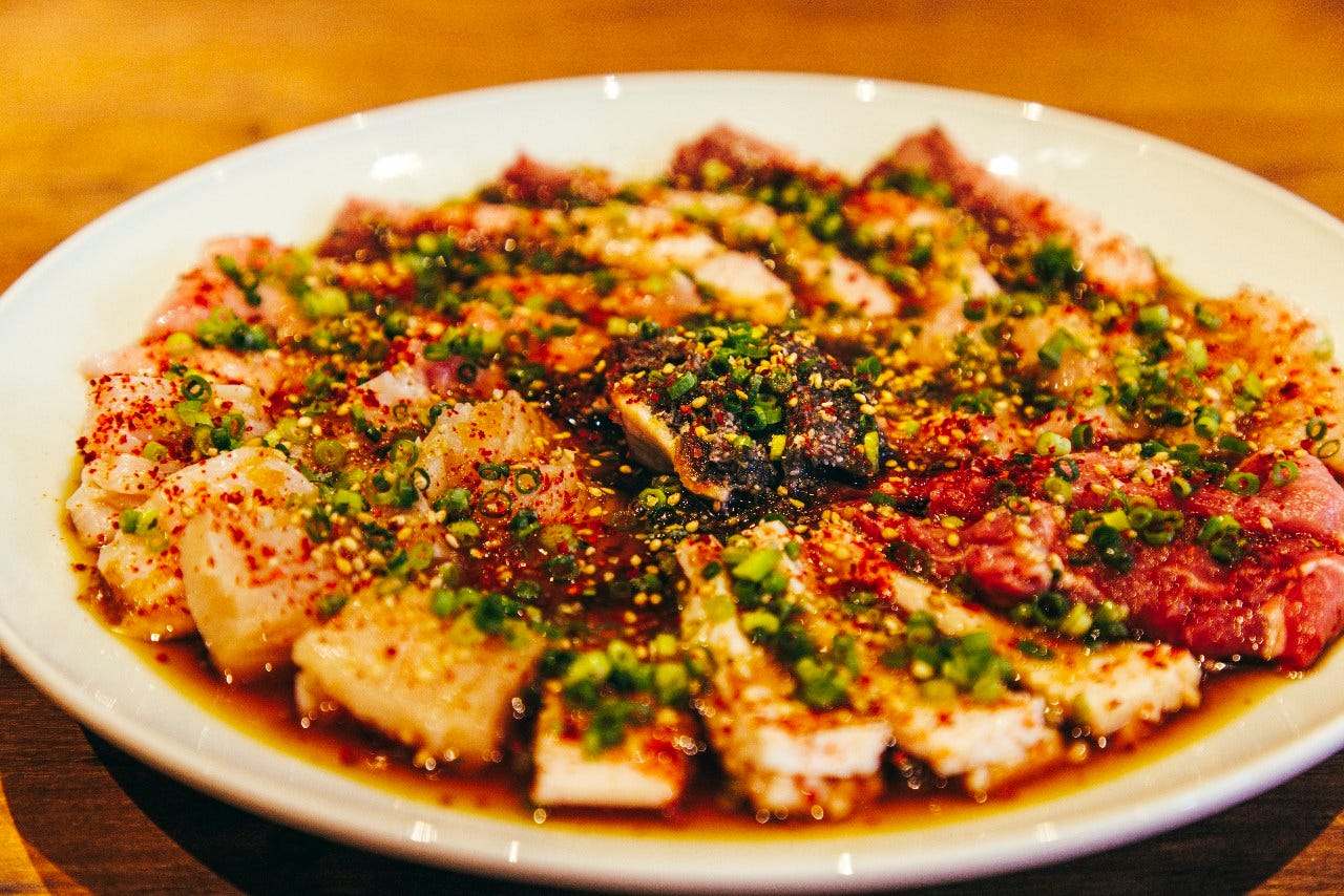 中目黒の焼肉『うしごろ』のメニュー