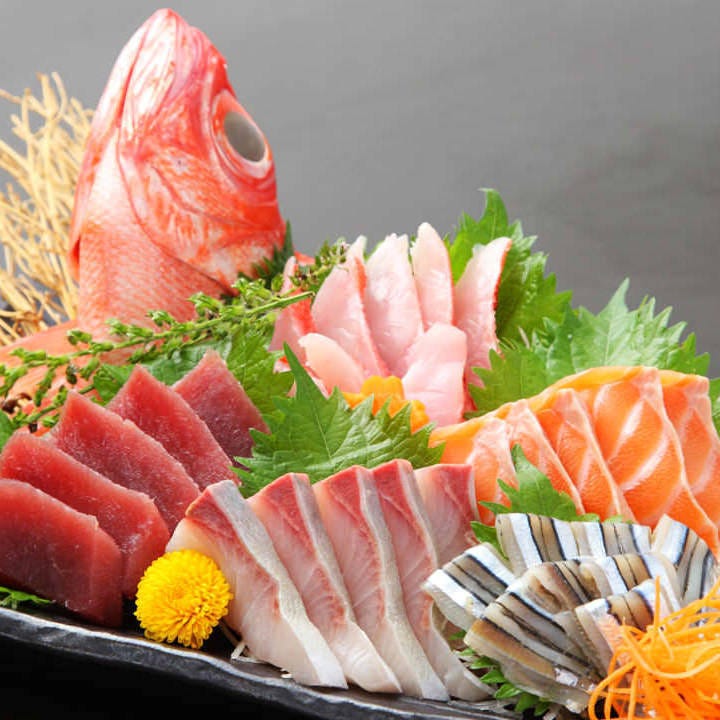 新橋の海鮮居酒屋『海鮮個室居酒屋 魚吟 新橋本店』の海鮮メニュー