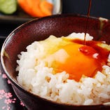 法隆寺醤油の卵かけご飯