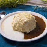 白い卵のオムライス◎インスタ映えします！