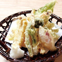 旬魚旬菜天婦羅盛り合せ