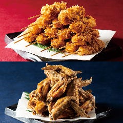 【あなたはどっち派？】店内仕込みの貝カツと金賞受賞の手羽先
