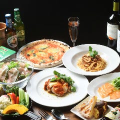 こだわり野菜を使ったカジュアルイタリアン♪女子会や記念日に◎