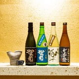 日本酒は全て滋賀の地酒にこだわっています