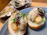 牡蠣の自家製オイル漬ﾌﾞﾙｽｹｯﾀ　２個