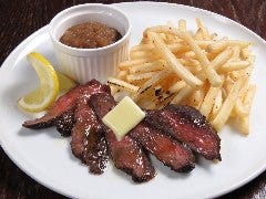 特選バベット（ハラミ）のステーキ シャリアピンソース