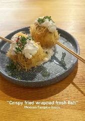 鮮魚のパリパリ包み揚げ