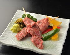 仙台牛串焼き