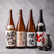 厳選された日本酒や洋酒