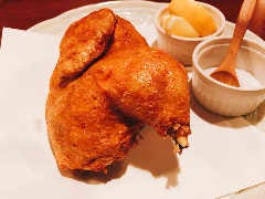 国産雛鶏の半身揚げ