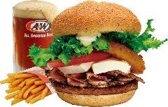 A＆W美浜店（58号線沿い）_人気のハンバーガーを持ち帰りでも♪